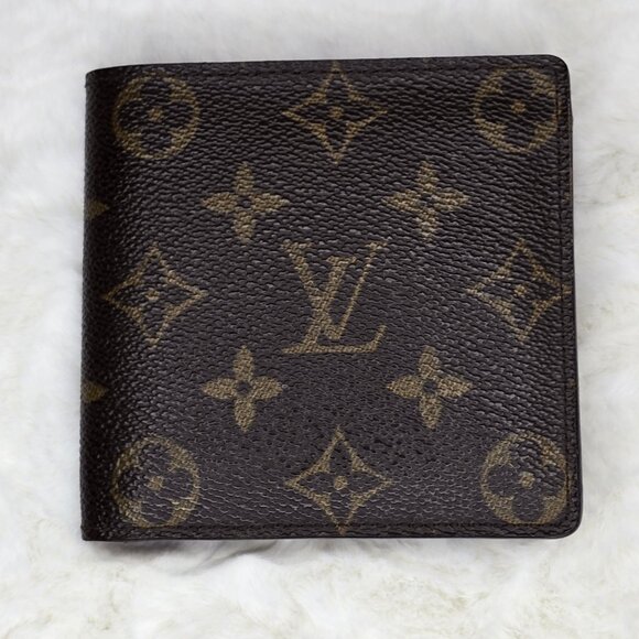 LOUIS VUITTON Folded Wallet Porte Vieille Credit Monet Monogram - Picture 1 of 11